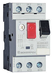 Автоматичний вимикач захисту двигуна УКРЕМ ВА-2005 М01 (0,1-0,16А)