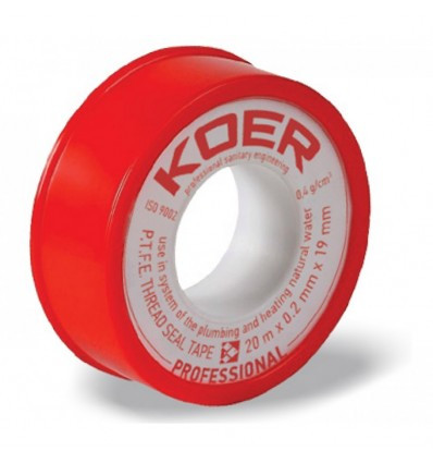 ФУМ стрічка для води Чехия STP-01 PRO 20M*0.2mm*19mm (KR0121)