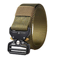 Ремень прочный 12KN Assault Belt с металлической пряжкой 125 см Х 3,8 см Оливковый (код: SN-P002)