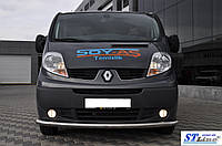 Передняя защита ус Renault Trafic (01-14)