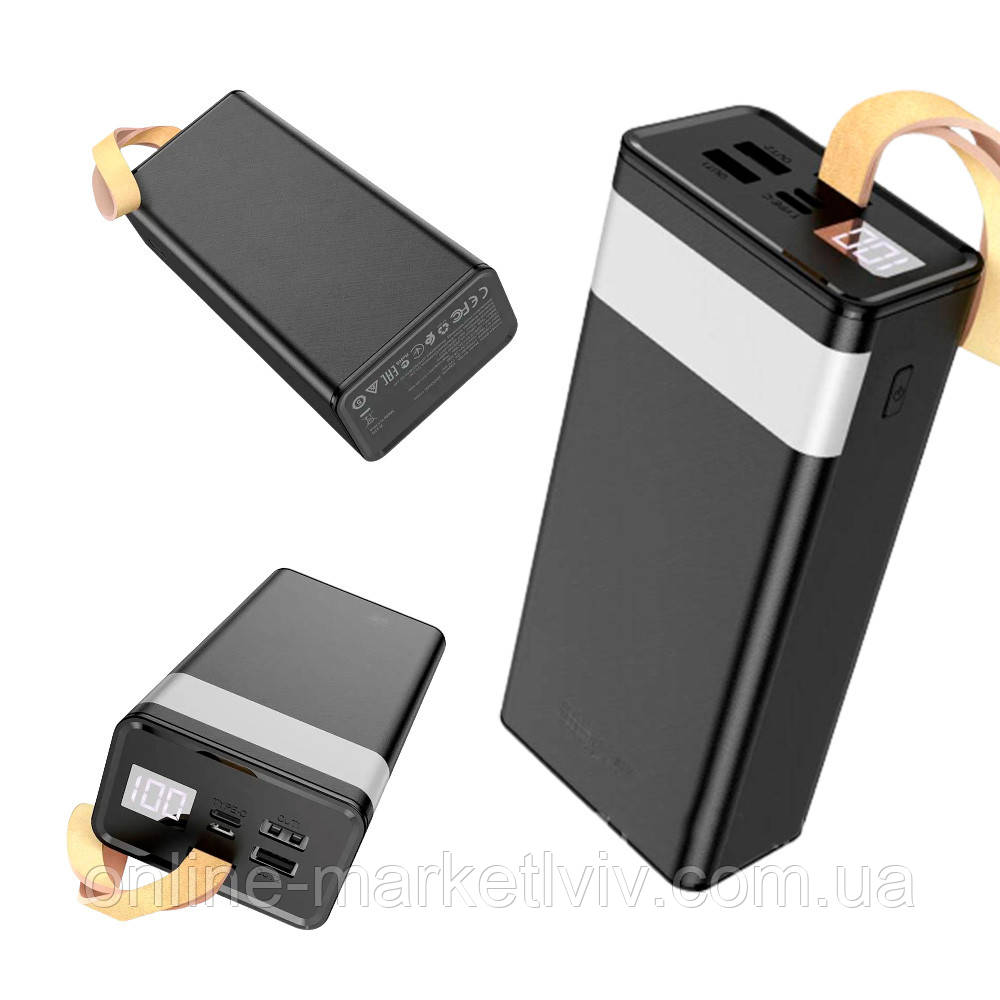Повербанк для зарядки телефону на 30000mAh, WUW Y108 / Портативний зарядний пристрій