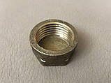 Заглушка на пропановий вентиль (балон) з різзю СП21,8LH (латунна), фото 6