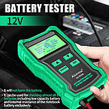 Тестер автомобільних акумуляторів Aicevoos AS-E8188 12V аналізатор акб (рос меню), фото 3