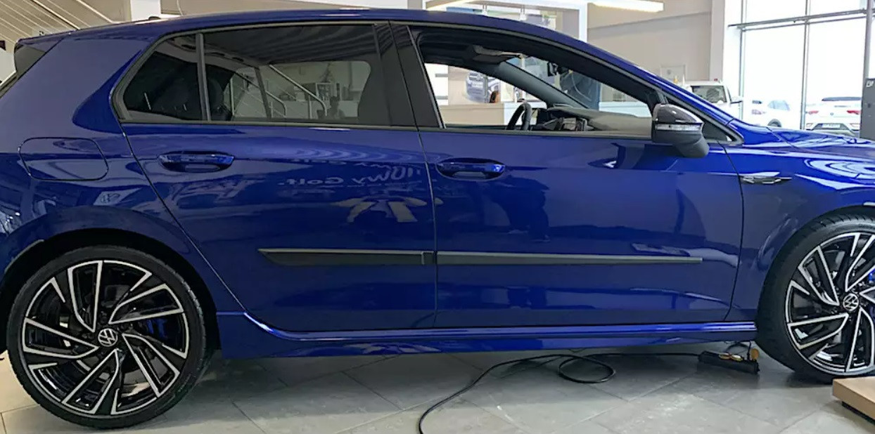 Молдинги на двери для Volkswagen VW Golf-R VIII 5dr 2022+, фото 3