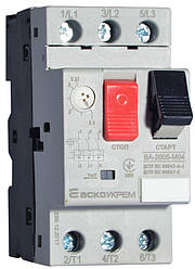 Автоматичний вимикач захисту двигуна УКРЕМ ВА-2005 М04 (0,4-0,63А)
