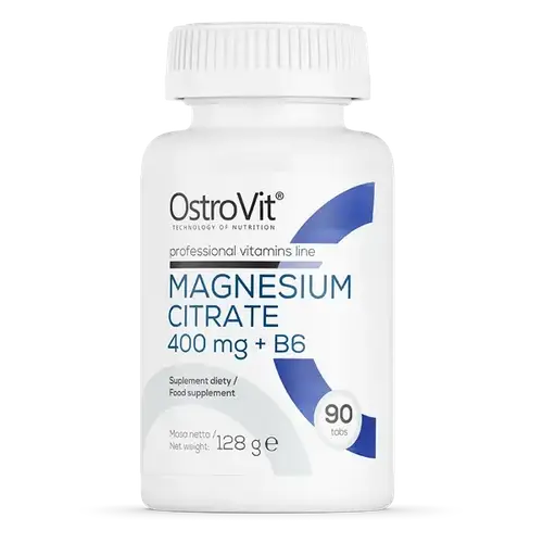 Магний цитрат + Б6 OstroVit Magnesium Citrate 400 мг + B6 90 табл (ID ...