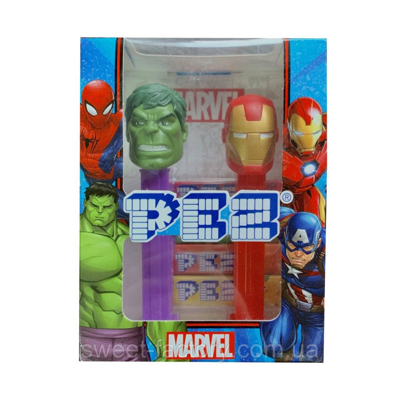 Pez Marvel Halk Iron-Man Халк Залізна людина 34g