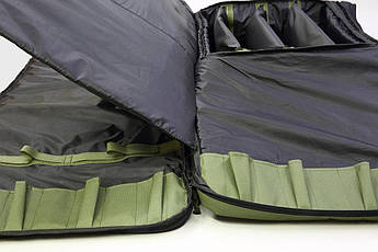 Чохол для вудилищ, Чохол для коропових вудилищ, Чохол для вудилищ з котушками, Чохол 140 см, Fisher, фото 3