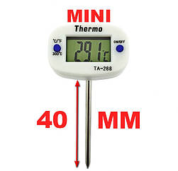 Цифровий термометр поворотний THERMO TA-288К MINI щуп 4 см.