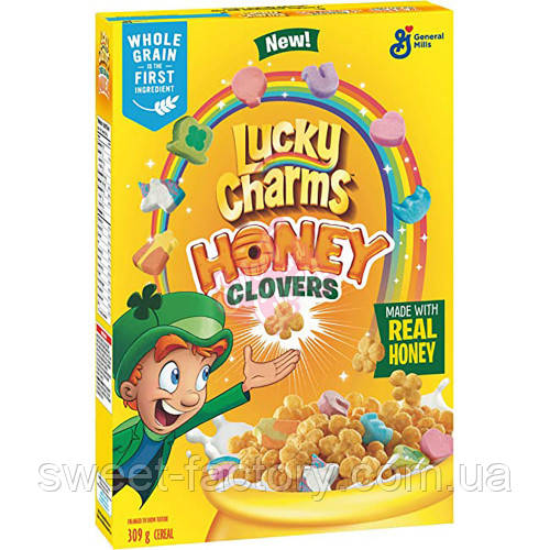 Сухие завтраки Lucky Charms Honey Clovers 309g - фото 1 - id-p1768301971