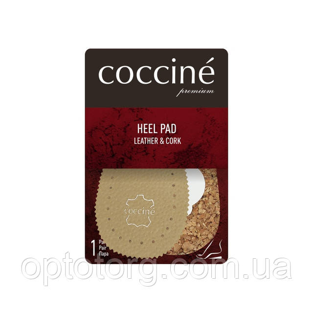 Вкладка підп'яточник шкіряний на корковій основі для взуття COCCINE LEATHER&CORK Польща optotorg.com.ua Вкладка підп'яточник шкіряний на корковій основі для взуття COCCINE LEATHER&CORK Польща