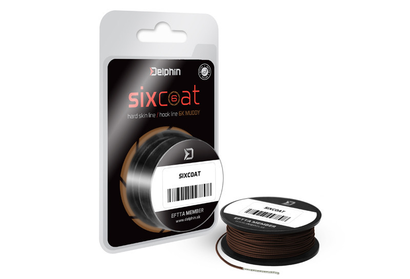 Поводочный материал Skin Line Delphin SIXCOAT 13м Мул с покрытием 25lbs ...