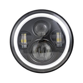 Оптика LED-фара ВАЗ, ВАЗ світлодіодна BELAUTO BOL0160 10-60 V, 60 W 4*5 W ETI+DRL, фото 1