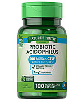 Пробиотик Nature's Truth Probiotic Acidophilus 500 million active culture 100 капсул