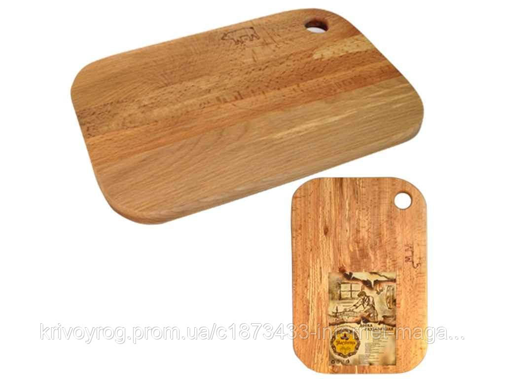 Дошка обробна для м'яса 200х300х150 мм (Ольха) 8924 ТМ SNT, фото 1