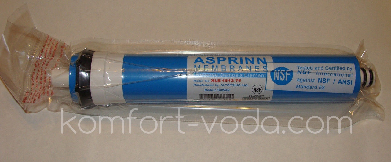 Мембрана зворотного осмосу Asprinn XLE-1812-75, фото 1