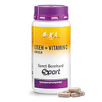 Sanct Bernhard Sport - Витамин С 60 мг с Ацеролы + Железо 10 мг, 180 капсул