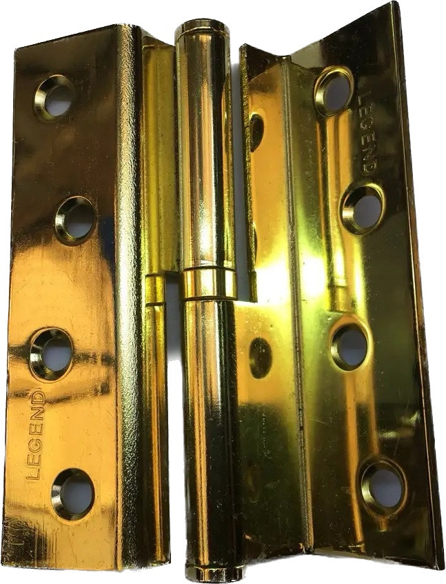 Петля кутова гнута знімна 410-4 100x75x2,5 CP правая пара