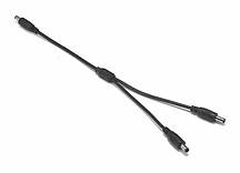 Кабель живлення роутера та модему 5.5х2.5 (на 2 виходи) - шнур-розгалужувач Y-типу для маршрутизатора 32 см