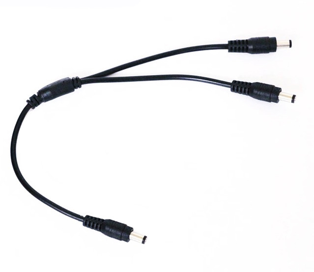 Кабель-розгалужувач 5.5х2.5 для живлення роутера (модему) на 2 виходи - Y-типу напруга 5/9/12V DC-DC 32 см