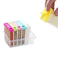 Кухонна підставка для зберігання приправ і спецій Seasoning, кухонний набір — спецівниця із 6 місткістю