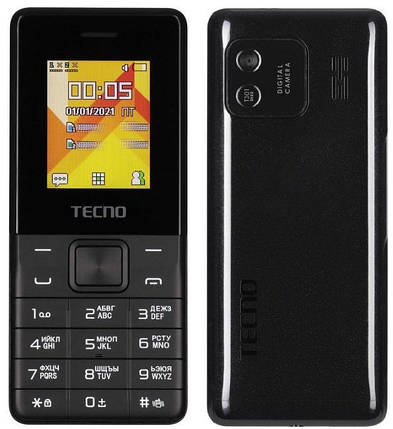 Телефон Tecno T301 2022 Phantom Black, фото 1