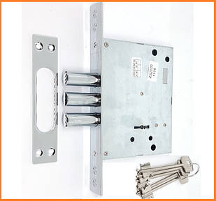 Замок врізний сувальдний Kedr Class 257L