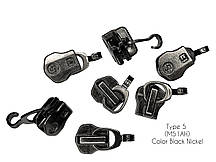 Бігунок для металевої блискавки тип 5 (гачок під висюльку)