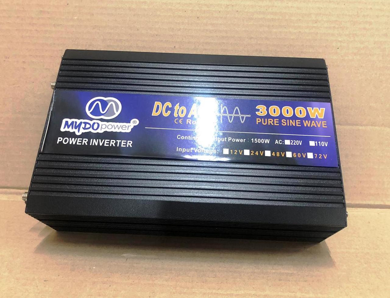 Інвертор 3000w (пікова), номінальна 1500w