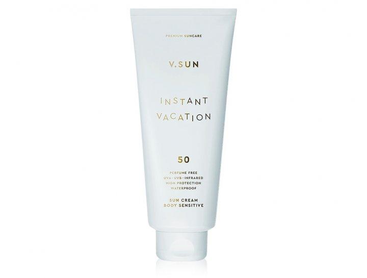 Сонцезахисний крем для тіла V.SUN, sun cream body sensitive SPF 50 Perfume Free 200 мл (140176)