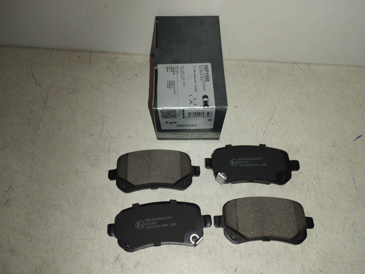 LPR Колодки гальмівні задні CHRYSLER VOYAGER IV 3.3, 3.8,2.8CRD/DODGE CARAVAN 2.8-4.0 08-,JOURNEY, фото 1