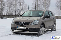 Передняя защита ус двойной Nissan Qashqai (2006-2010)