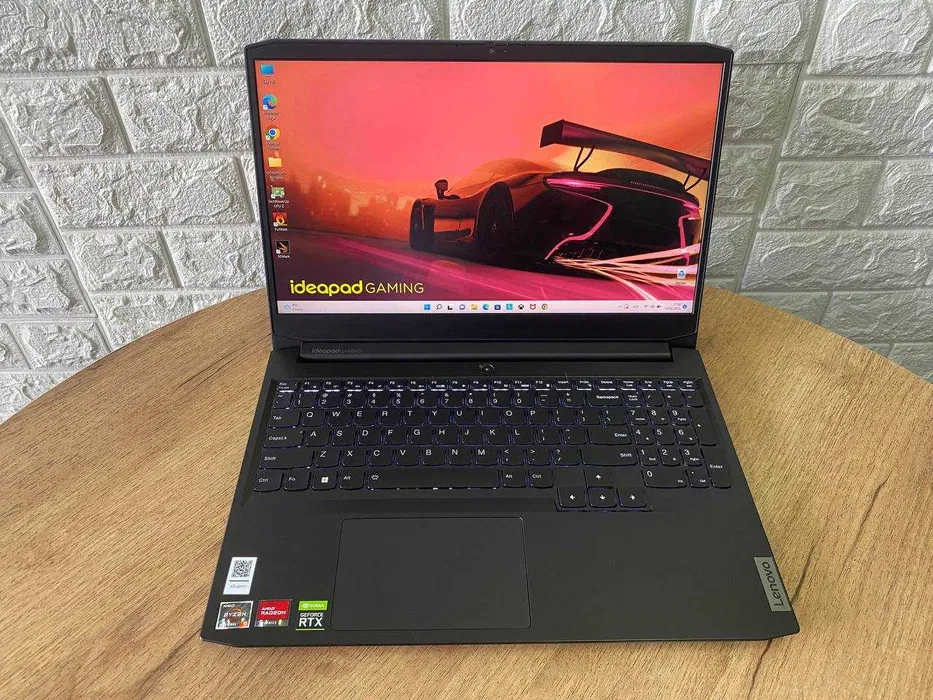 Ноутбук Lenovo Gaming 3 15.6" IPS 120Hz Ryz5 5600H 8Gb/SSD256 RTX3050Ti, фото 1