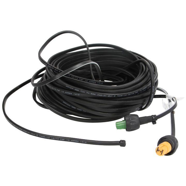 Кабель електричний на причіп зі штекерами 2 PIN ASS1 ASPOCK 17 м [плоский], фото 1