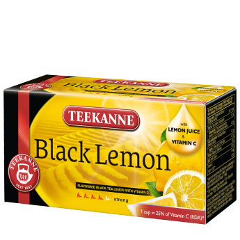 Чай чорний Teekanne Лимон (Обагачний вітаміном С), 20п.х1,7г