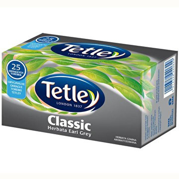 Чай чорний Tetley Classic Earl Grey, 25п.х2г