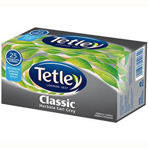 Чай чорний Tetley Classic Earl Grey, 25п.x2г