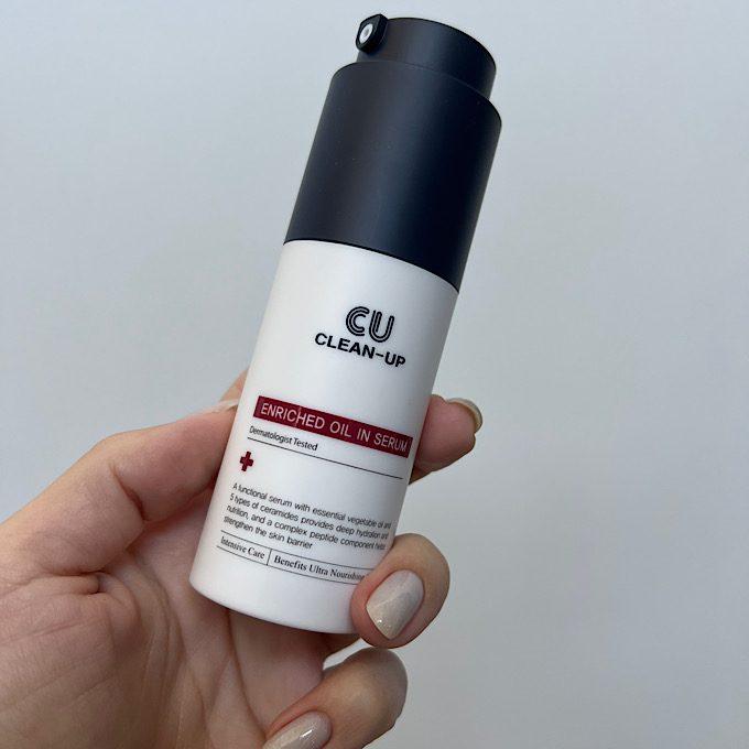 Масляна сироватка з пептидами та керамідами CU Skin Clean-Up Enriched Oil in Serum