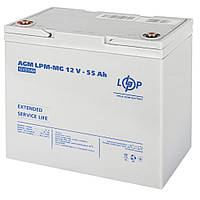 Акумулятор мультигелевий AGM LPM-MG 12 V — 55 Ah