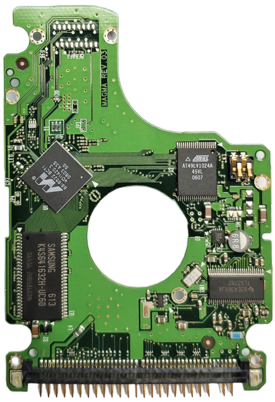 Плата HDD PCB BF41-00075A MAGMA REV.03 Samsung MP0201H MP0302H MP0402H MP0603H MP0804H