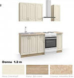 Кухня Донна МДФ (Ківський стандарт) 2 метри (А) (к-т), фото 2