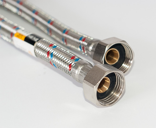 Купить Шланг для воды в металлической оплетке 1/2 ВВ 0.4 м ASCO AS-Flex ...