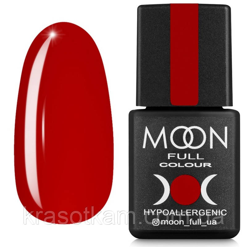 Гель-лак Moon Full Ferrari No808 полуничний, 8 мл.
