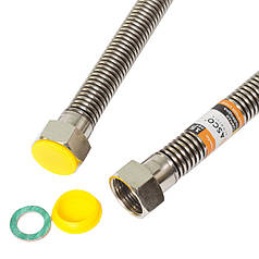 Шланг для газу нержавіючий гофрований 3/4" 0,3 м ВВ Asco®