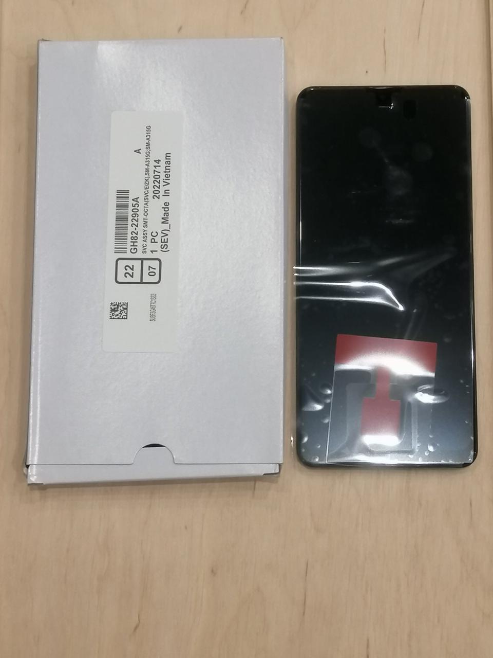 Дисплей для Samsung A31 4G A315 Сервісний оригинал з рамкой