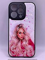 TPU+PC чехол Prisma Ladies для Apple iPhone 14 Pro (6.1") (Pink) 58239