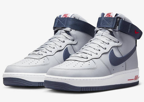 Grey nike air force 1 high top deals