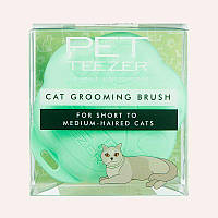 Расчёска для вычёсывания кота Tangle Teezer Pet Teezer Cat Grooming Green