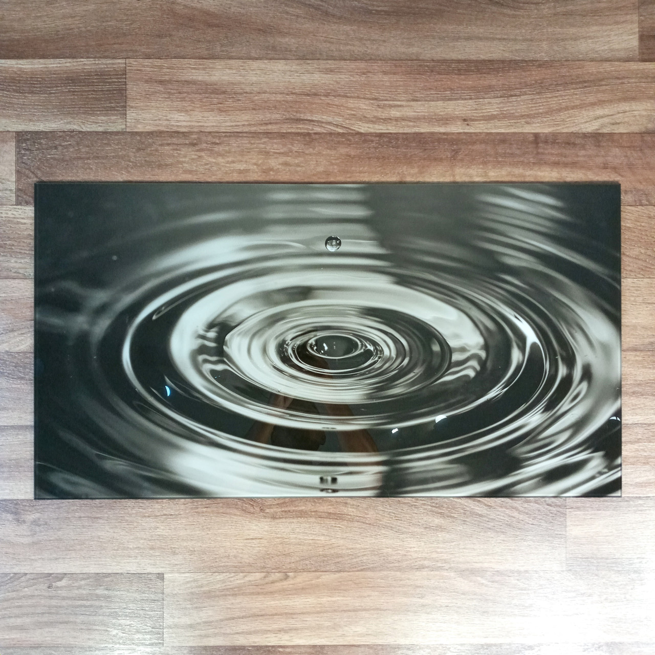 Картина на склі Падаюча крапелька води, фото 1