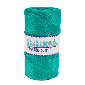 Плоский трикотажний шнур PP Ribbon, колір смарагдовий